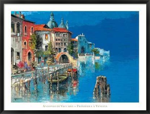 Framed Primavera a Venezia Print