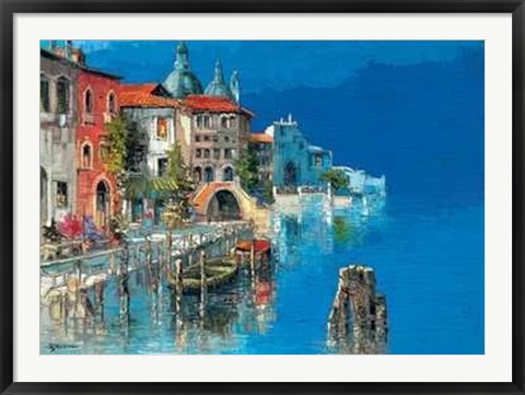 Framed Primavera a Venezia Print