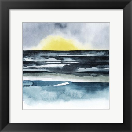 Framed Seaside Mist II Print