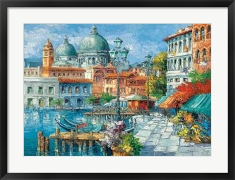 Framed Promenade Veneziana Print