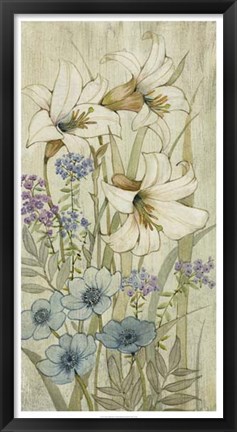 Framed Lily Chinoiserie II Print