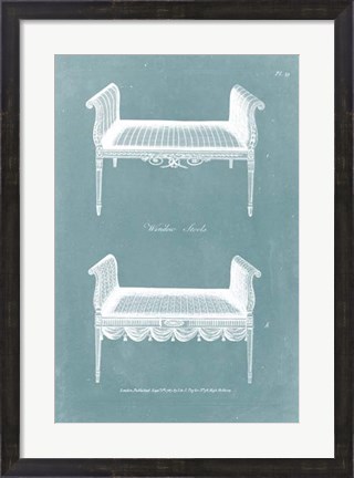 Framed Design for a Window Seat I Print
