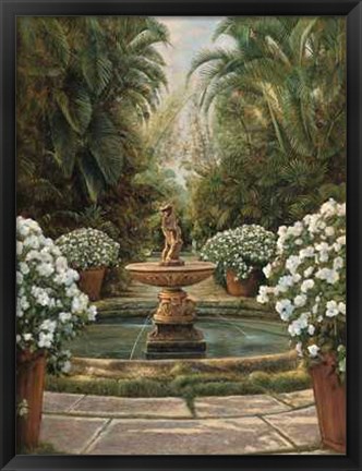 Framed Elizabeth Wright - In the Garden Size 23.75x31.5 Print