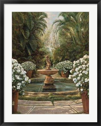 Framed Elizabeth Wright - In the Garden Size 23.75x31.5 Print