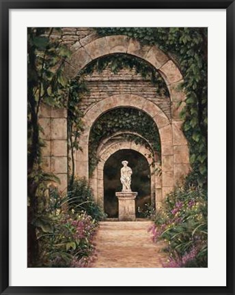 Framed Villa Garden Print