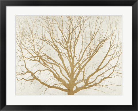 Framed Golden Tree Print