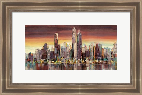 Framed Sera su New York Print