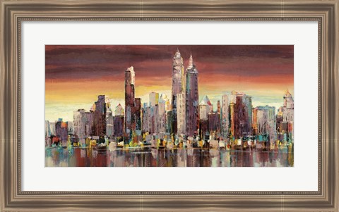 Framed Sera su New York Print