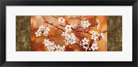 Framed Orange Sakura Print