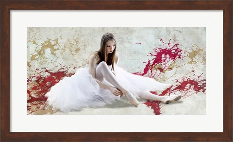 Framed Ballet Dancer Print