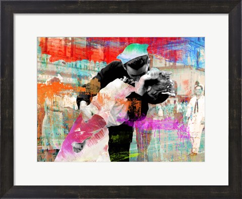 Framed Kissing the War Goodbye 2.0 Print