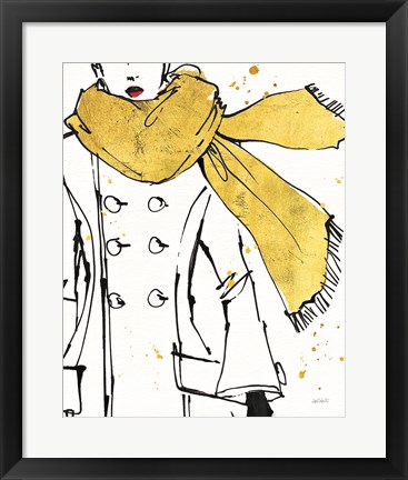 Framed Fashion Strokes III Print