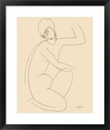 Framed Studio di Nudo I Print