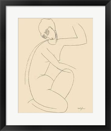 Framed Studio di Nudo I Print