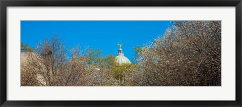 Framed Dome of a government building, Old Mississippi State Capitol, Jackson, Mississippi Print