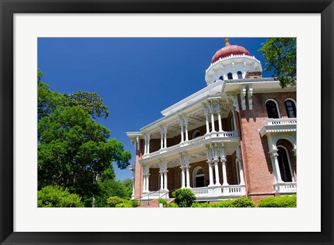 Framed Longwood&#39; house built in Oriental Villa style, 1859, Natchez, Mississippi Print