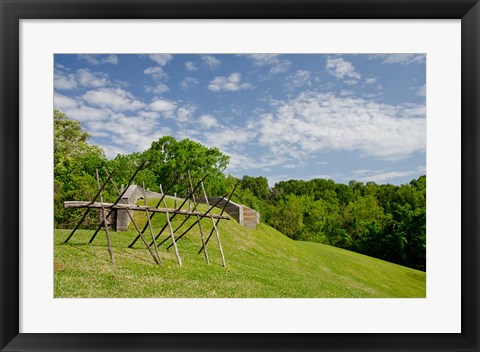 Framed Battlefield bunker, Vicksburg National Military Park, Mississippi Print