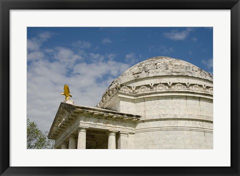 Framed Mississippi, Vicksburg Vicksburg NMP, Illinois Memorial Print