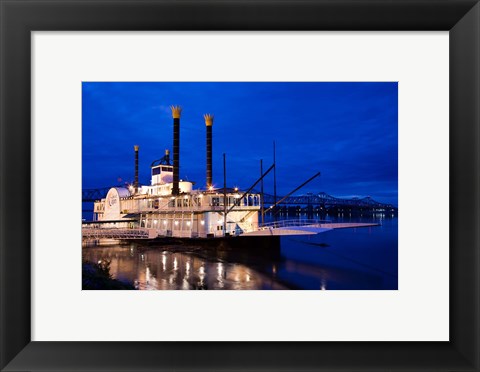 Framed Natchez Isle of Capri, Mississippi Print