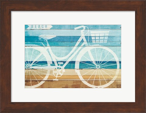 Framed Beachscape Cruiser I Print