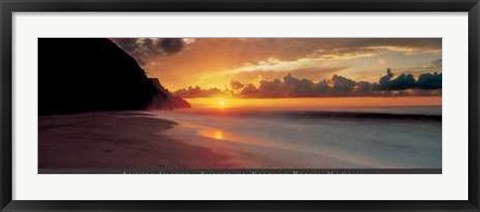 Framed Sunset on Print