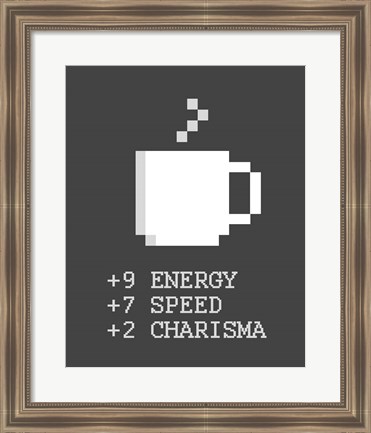 Framed Coffee Equipped Print