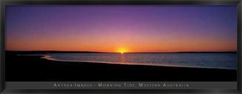 Framed Anonymous - Morning Tide Size 54.5x19 Print