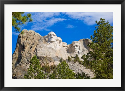 Framed South Dakota, Mount Rushmore National Memorial Print