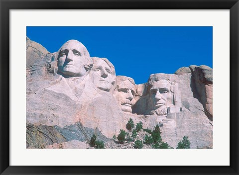 Framed Mount Rushmore, South Dakota Print