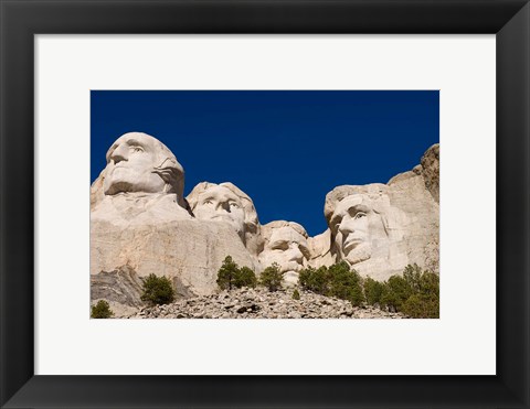 Framed Mount Rushmore, Keystone, Black Hills, South Dakota Print