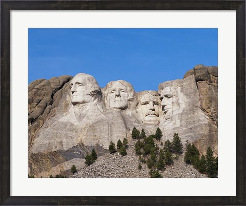 Framed Mount Rushmore National Monument, South Dakota Print