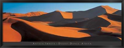 Framed Anonymous - Desert Dune Size 54.5x19 Print