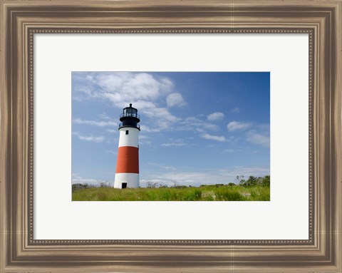 Framed Sankaty lighthouse, Nantucket Print