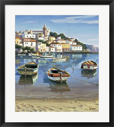 Framed Borgo Sul Mare Print