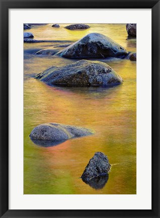 Framed Swift River, White Mountain Forest, New Hampshire Print