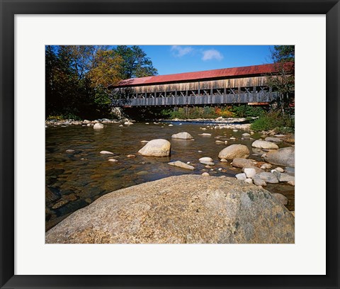 Framed Albany Covered Bridge, White Mountain National Forest, New Hampshire Print