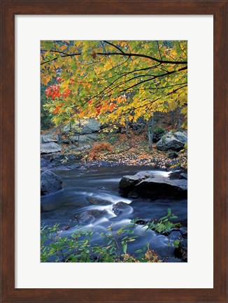 Framed Packers Falls on the Lamprey River, New Hampshire Print