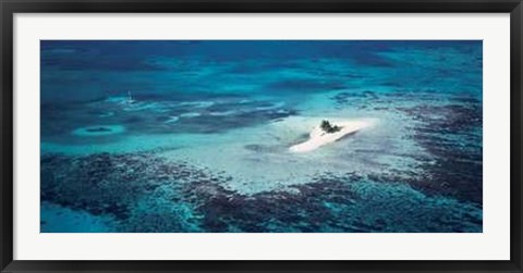 Framed In the Caribbean, Belize Print