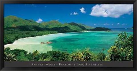 Framed Praslin Island, Seychelles Print