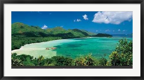 Framed Praslin Island, Seychelles Print