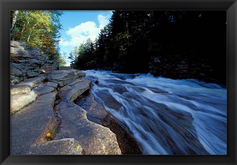 Framed Ammonoosuc River Falls, Cohos Trail, New Hampshire Print