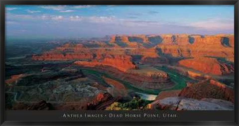 Framed Anonymous - Dead Horse Point, Utah Size 54.5x27.5 Print