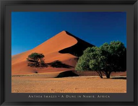 Framed Dune in Namib, Africa Print