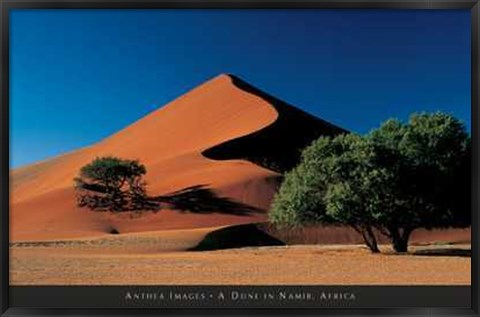 Framed Dune in Namib, Africa Print