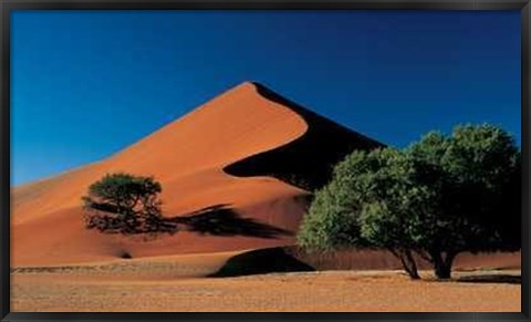 Framed Dune in Namib, Africa Print