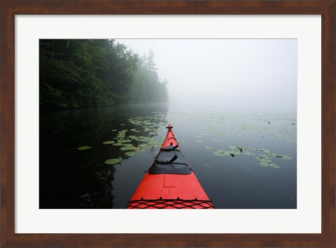 Framed Mirror Lake, Woodstock New Hampshire Print