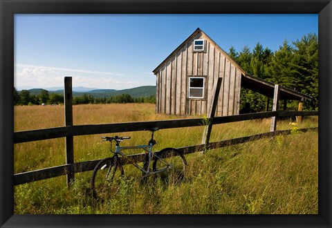 Framed Birch Hill, New Durham, New Hampshire Print