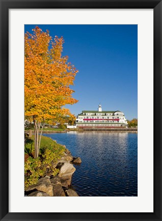 Framed Bay Point, Mill Falls, New Hampshire Print