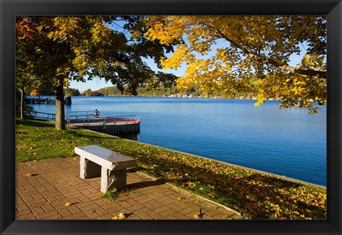 Framed Alton Bay, New Hampshire Print