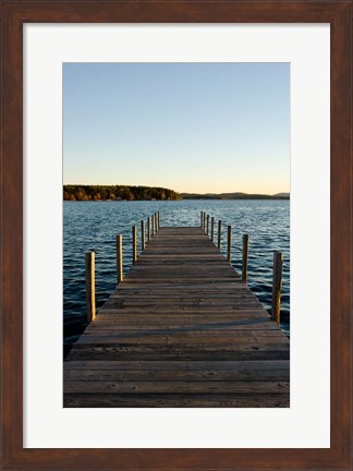 Framed Lake Winnipesauke, New Hampshire Print